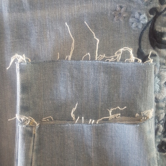 Aqua | Embroidered Floral Jeans | 29 - Picture 8 of 8